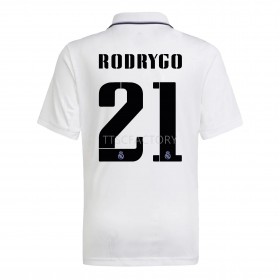 Real Madrid Rodrygo 21 Fodboldtrøjer Hjemmebanesæt 2022/23 Kort ærmer